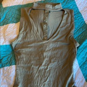 Olive green bodysuit